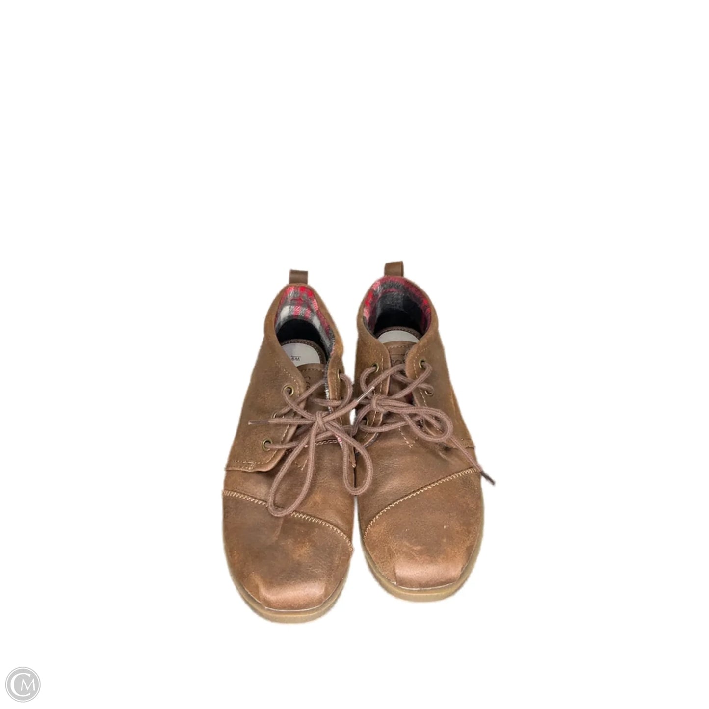 Boots Ankle Flats By Bobs In Brown, Size: 9
