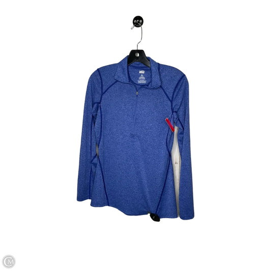 Athletic Top Long Sleeve Crewneck By Rei In Blue, Size: S