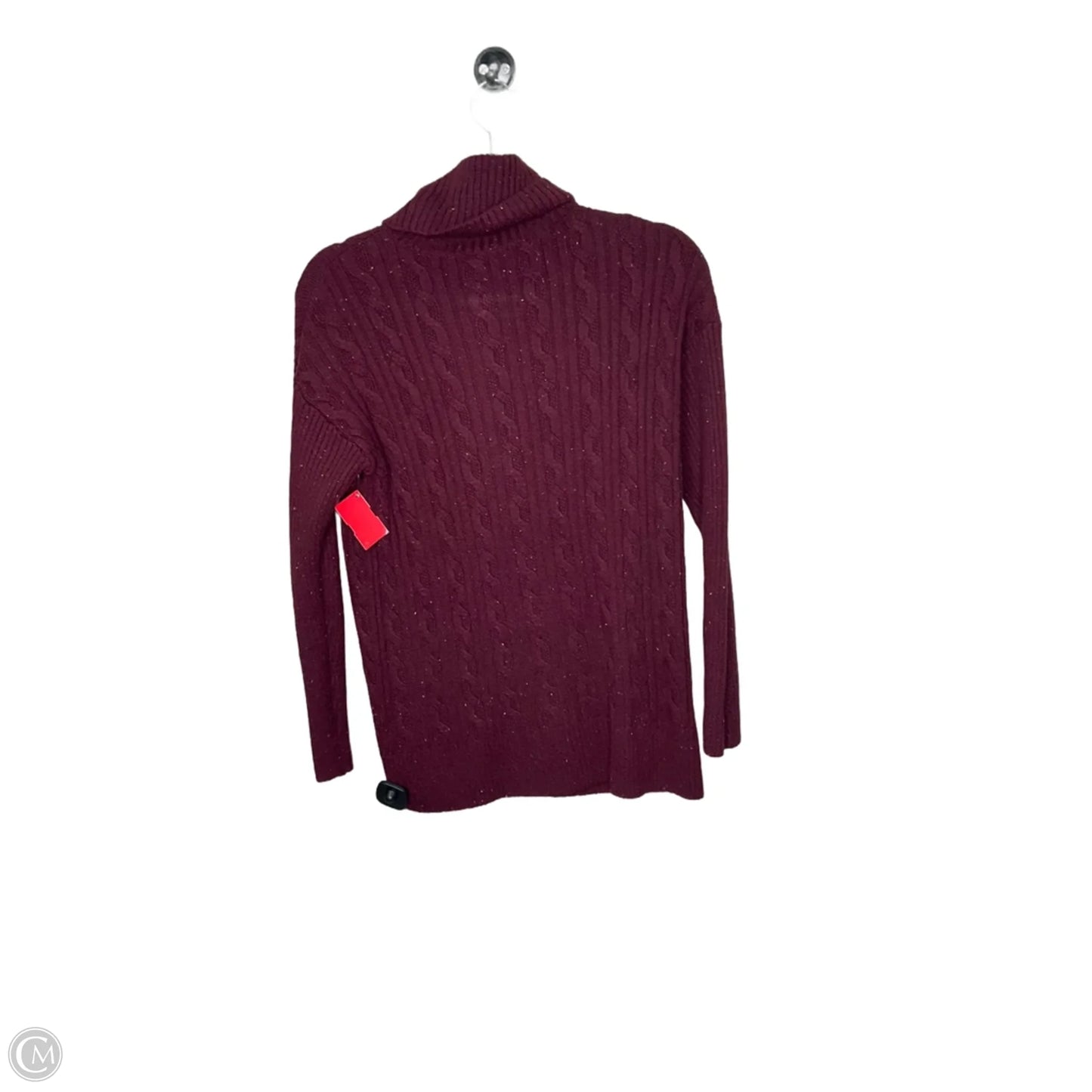 Sweater By Talbots In Maroon, Size: S