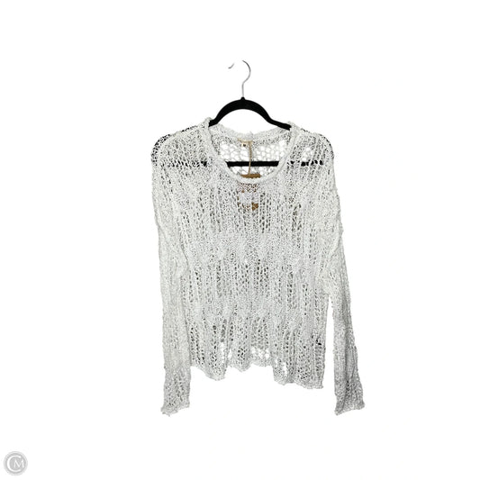 Sweater By Pol In White, Size: M