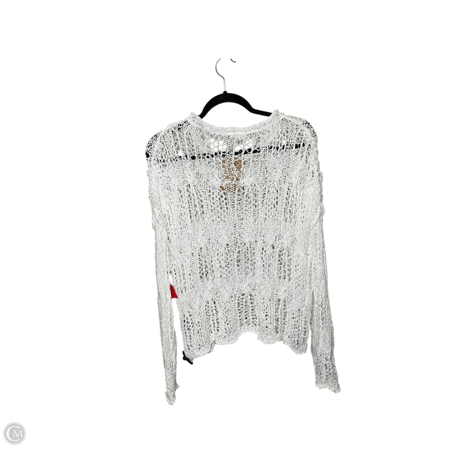Sweater By Pol In White, Size: M