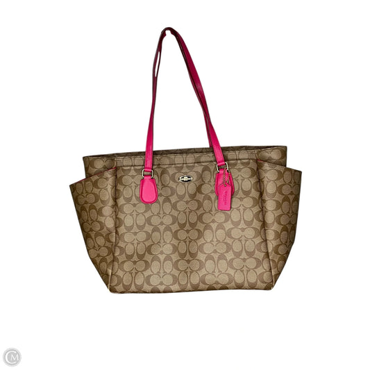 Handbag Designer By Coach, Size: Large