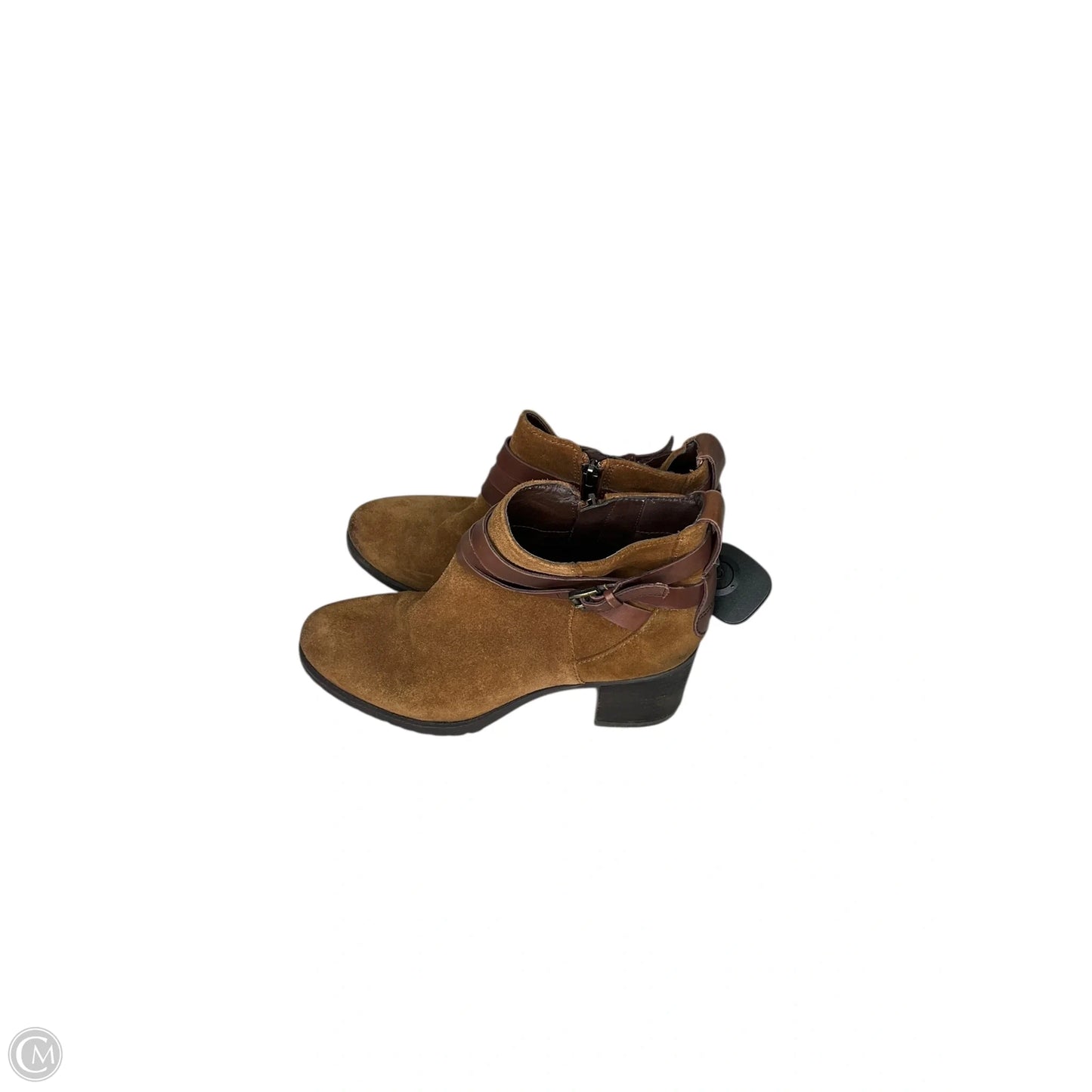 Boots Ankle Heels By Sam Edelman In Brown, Size: 7.5