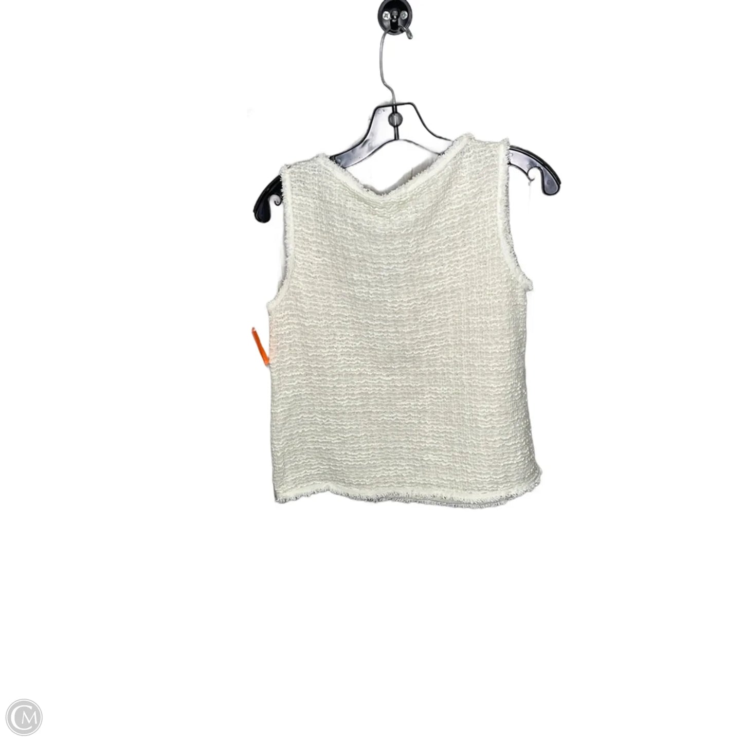 Top Sleeveless By Max Studio In Cream, Size: S