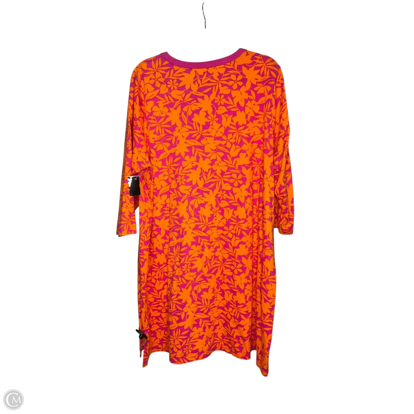 Dress Casual Maxi By Lands End In Floral Print, Size: 2x