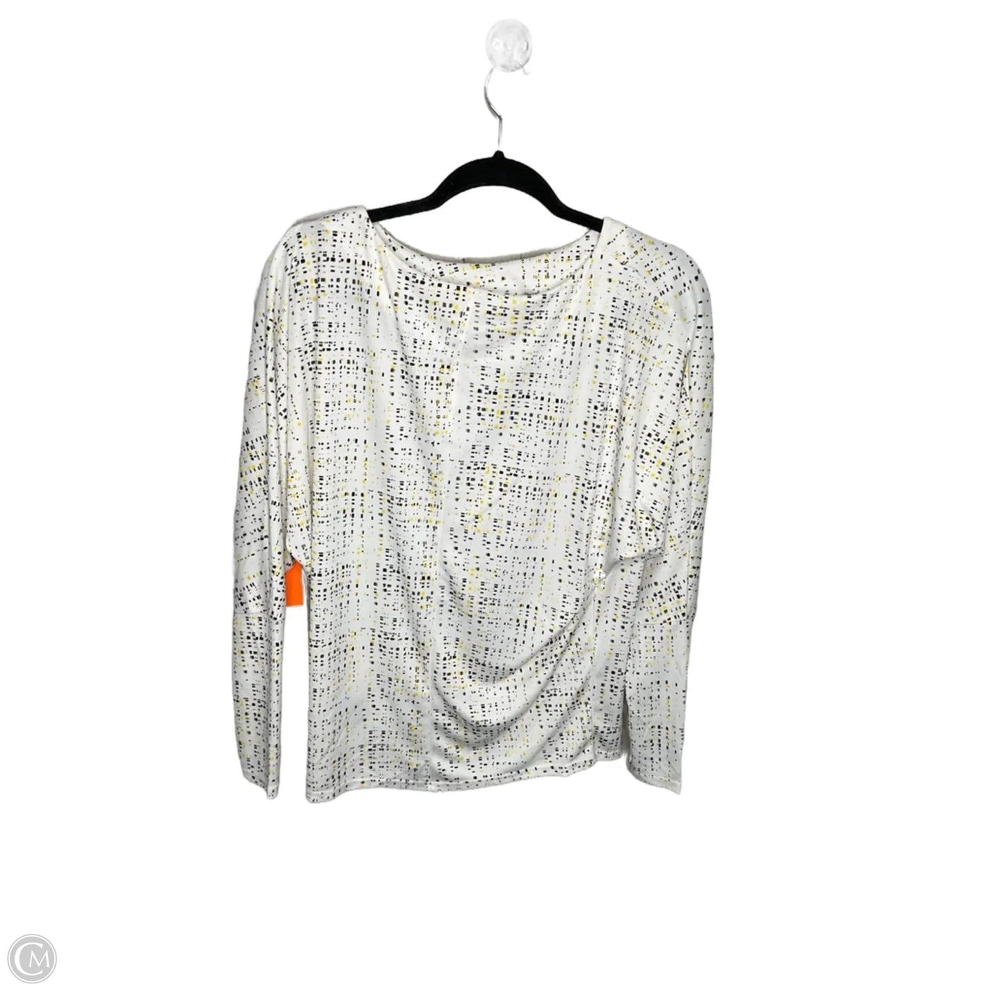 Top Long Sleeve By Worthington In White, Size: M