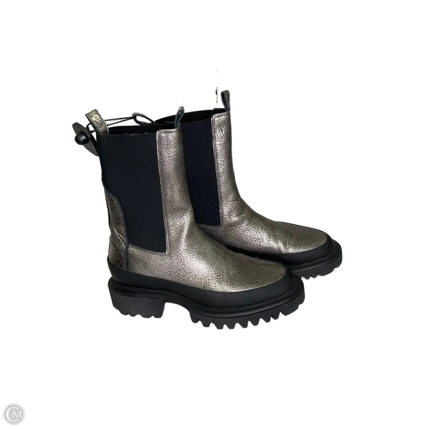 Boots Designer By All Saints In Grey, Size: 8.5