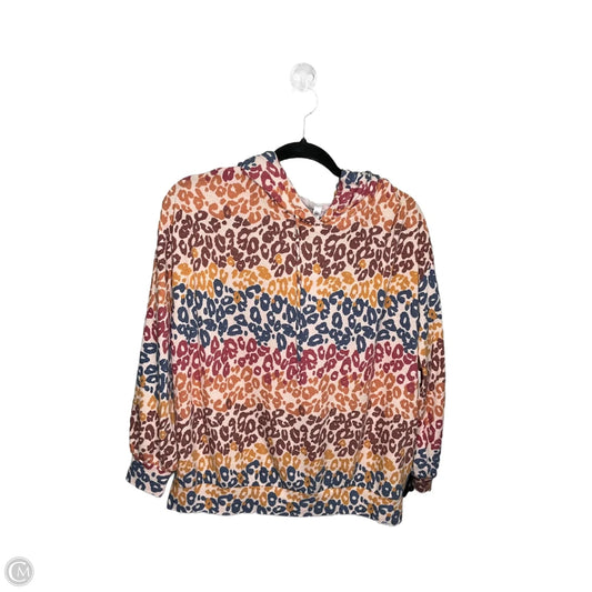 Top Long Sleeve By Dear Scarlett In Animal Print, Size: S