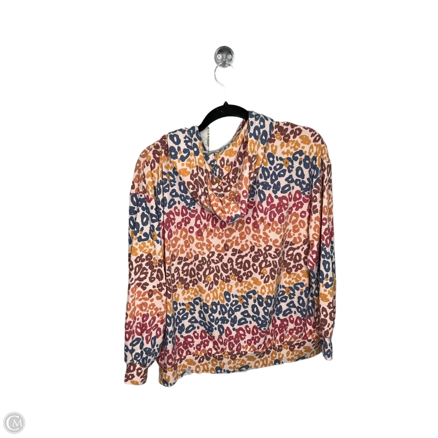 Top Long Sleeve By Dear Scarlett In Animal Print, Size: S