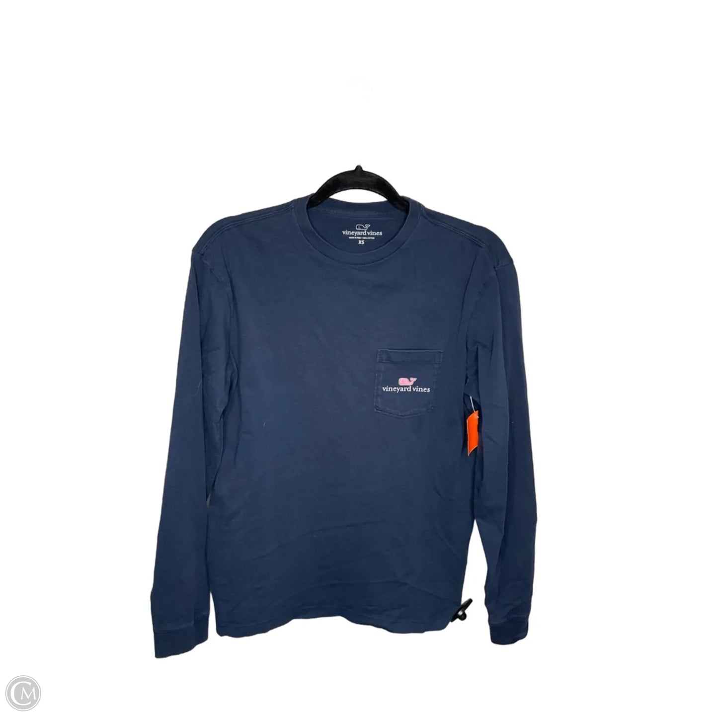 Top Long Sleeve By Clothes Mentor In Navy, Size: Xs