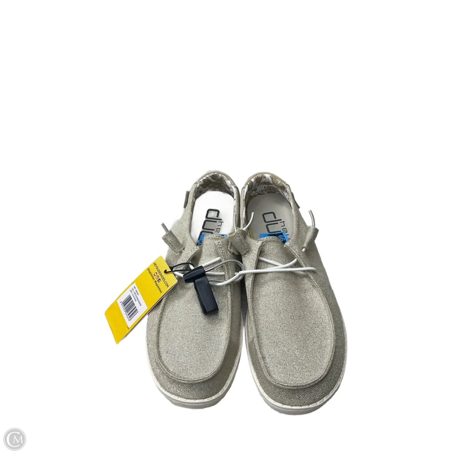 Shoes Sneakers By Hey Dude In Gold, Size: 7