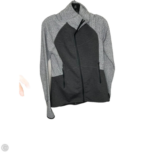 Athletic Jacket By Champion In Grey, Size: M