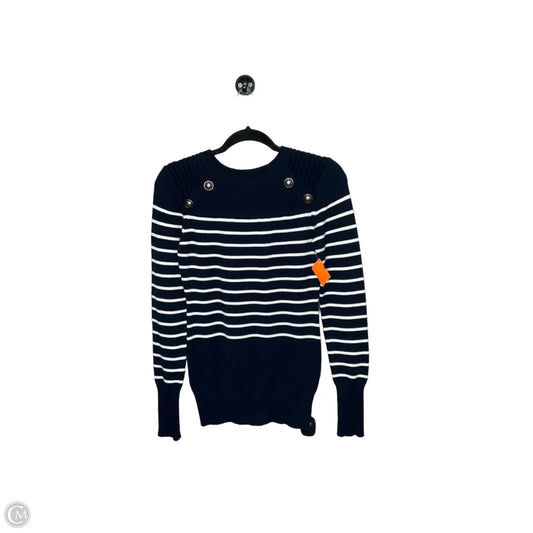 Sweater By Clothes Mentor In Navy, Size: M
