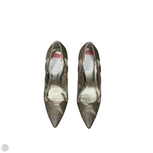 Shoes Heels Stiletto By Adrianna Papell In Gold, Size: 7