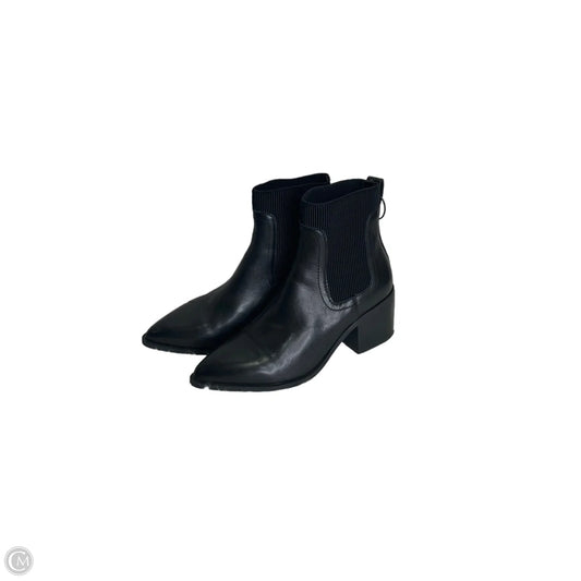 Boots Ankle Heels By Chelsea And Violet In Black, Size: 6.5