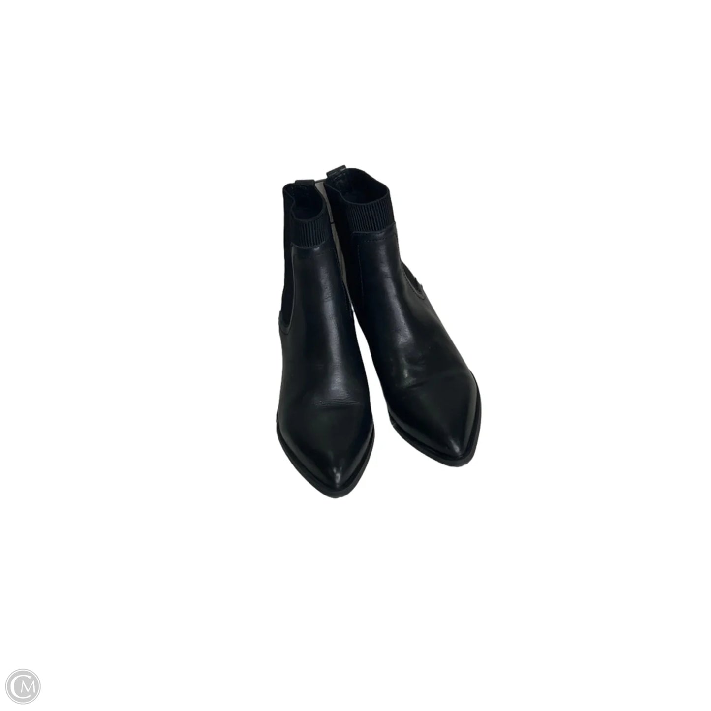 Boots Ankle Heels By Chelsea And Violet In Black, Size: 6.5