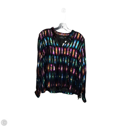 Top Long Sleeve By Cmc In Multi-colored, Size: L