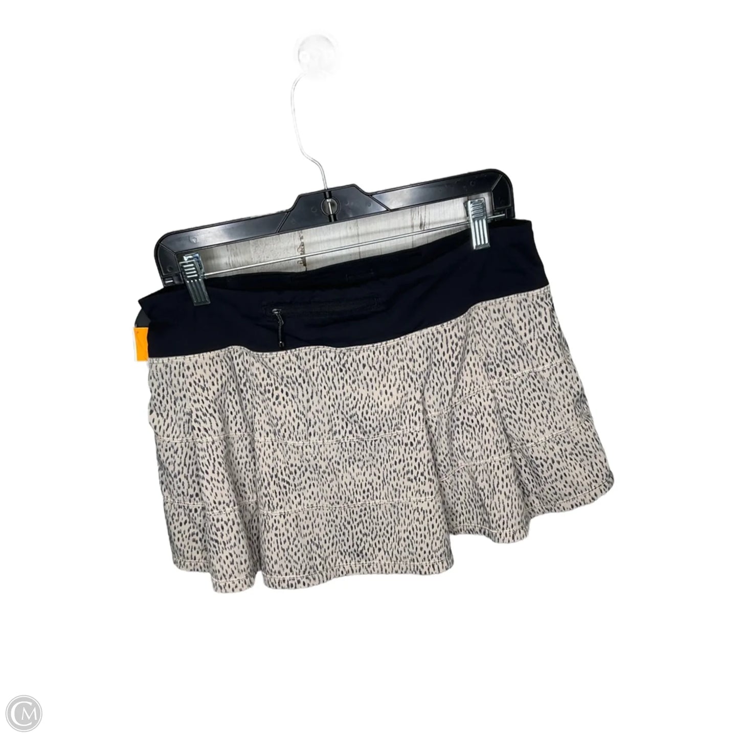 Athletic Skirt By Lululemon In Animal Print, Size: 10
