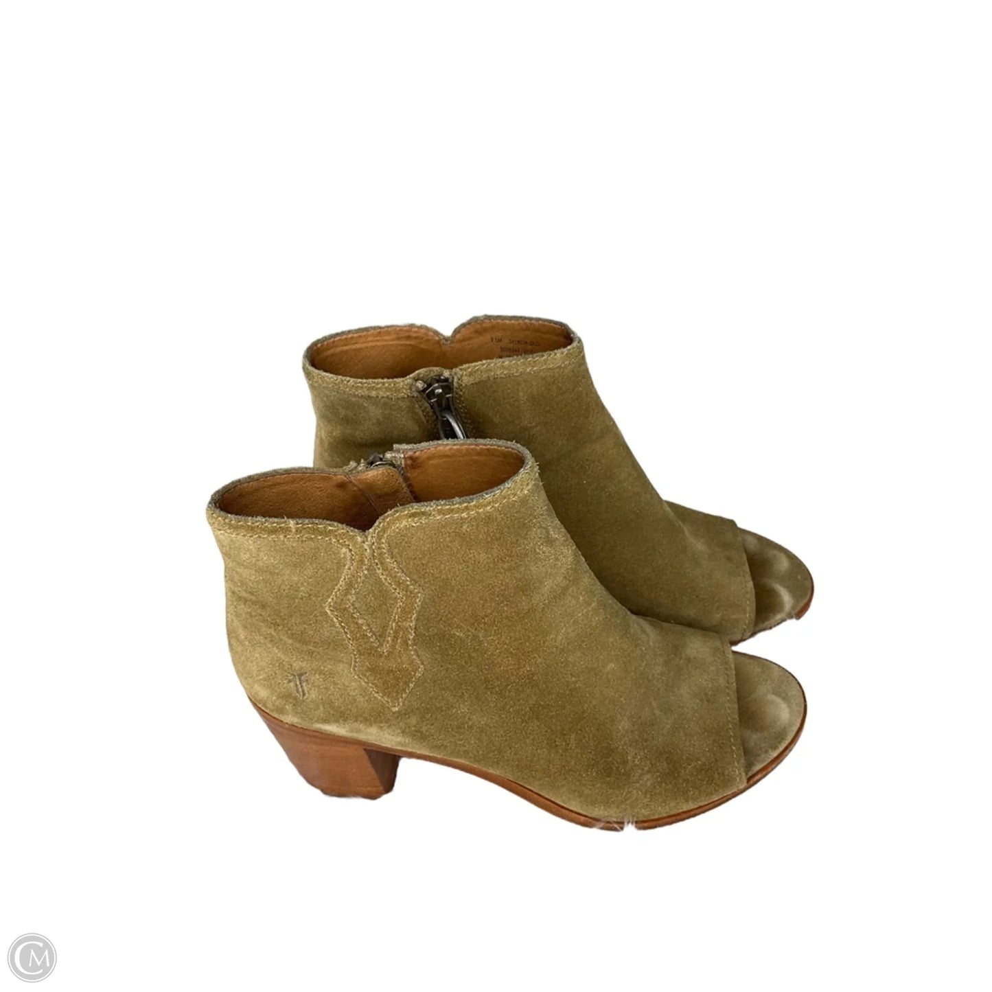 Boots Designer By Frye In Brown, Size: 9.5