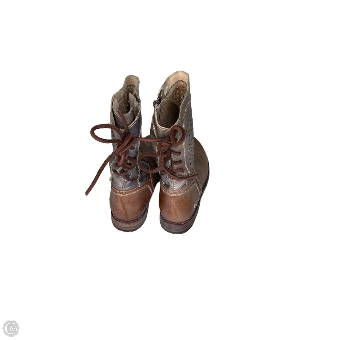 Boots Mid-calf Flats By Bed Stu In Brown, Size: 7