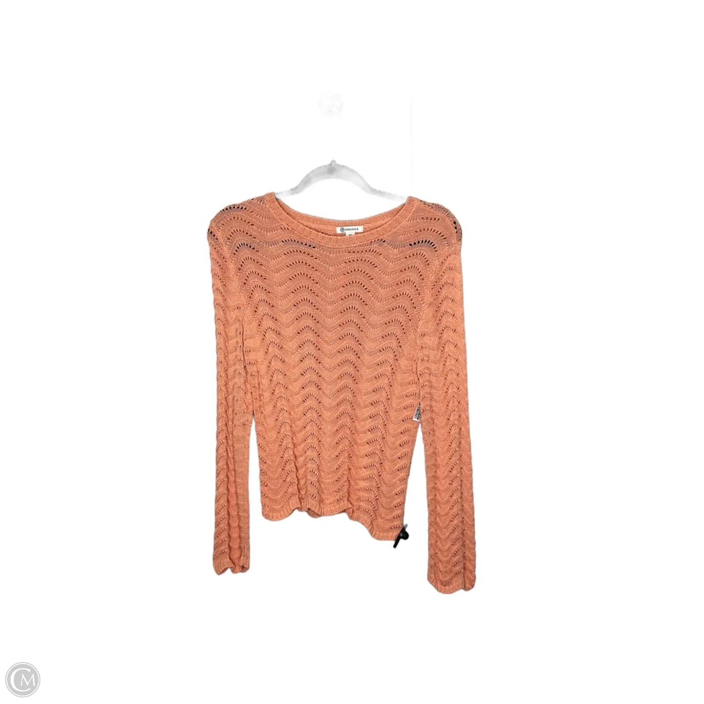 Sweater By Versona In Orange, Size: M