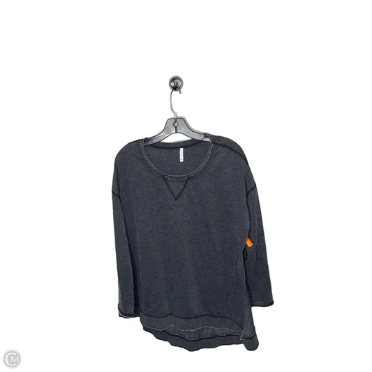 Top Long Sleeve By Z Supply In Black, Size: S