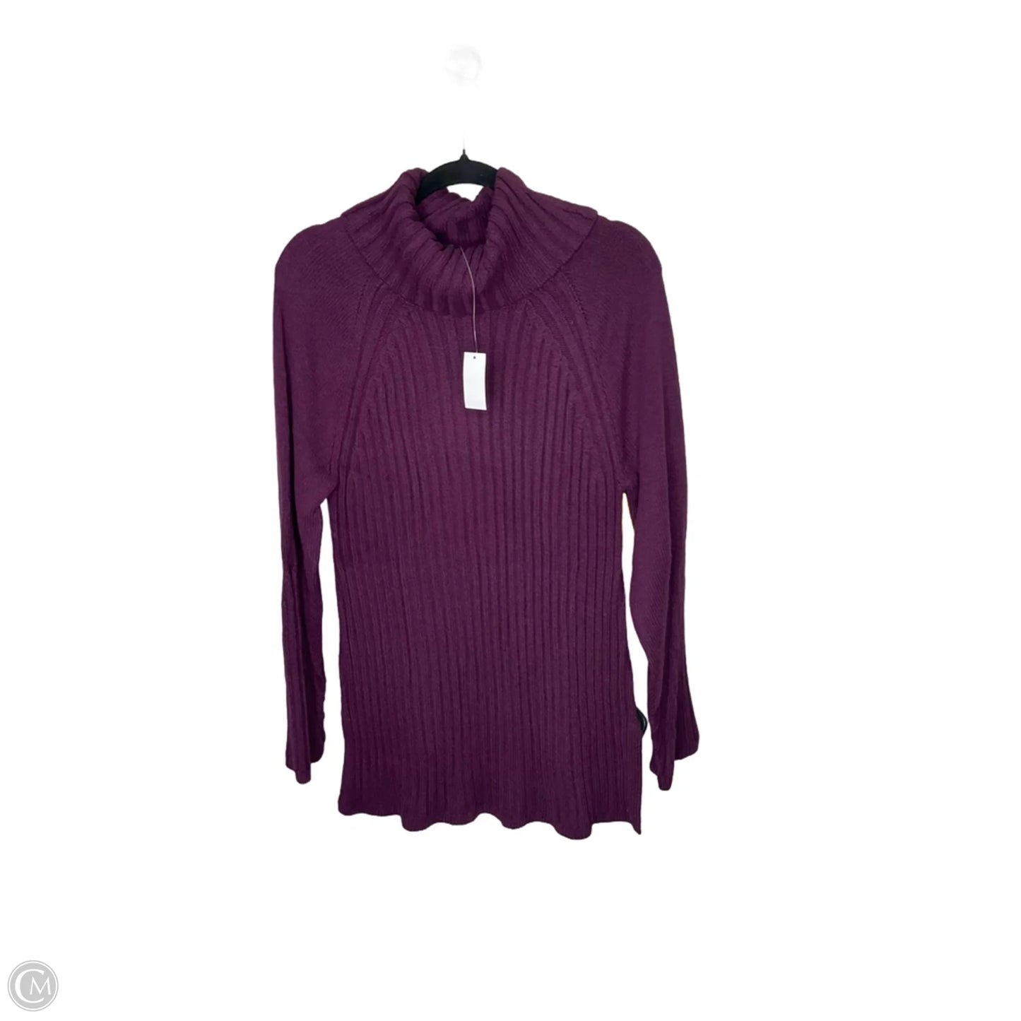 Sweater By Talbots In Purple, Size: L