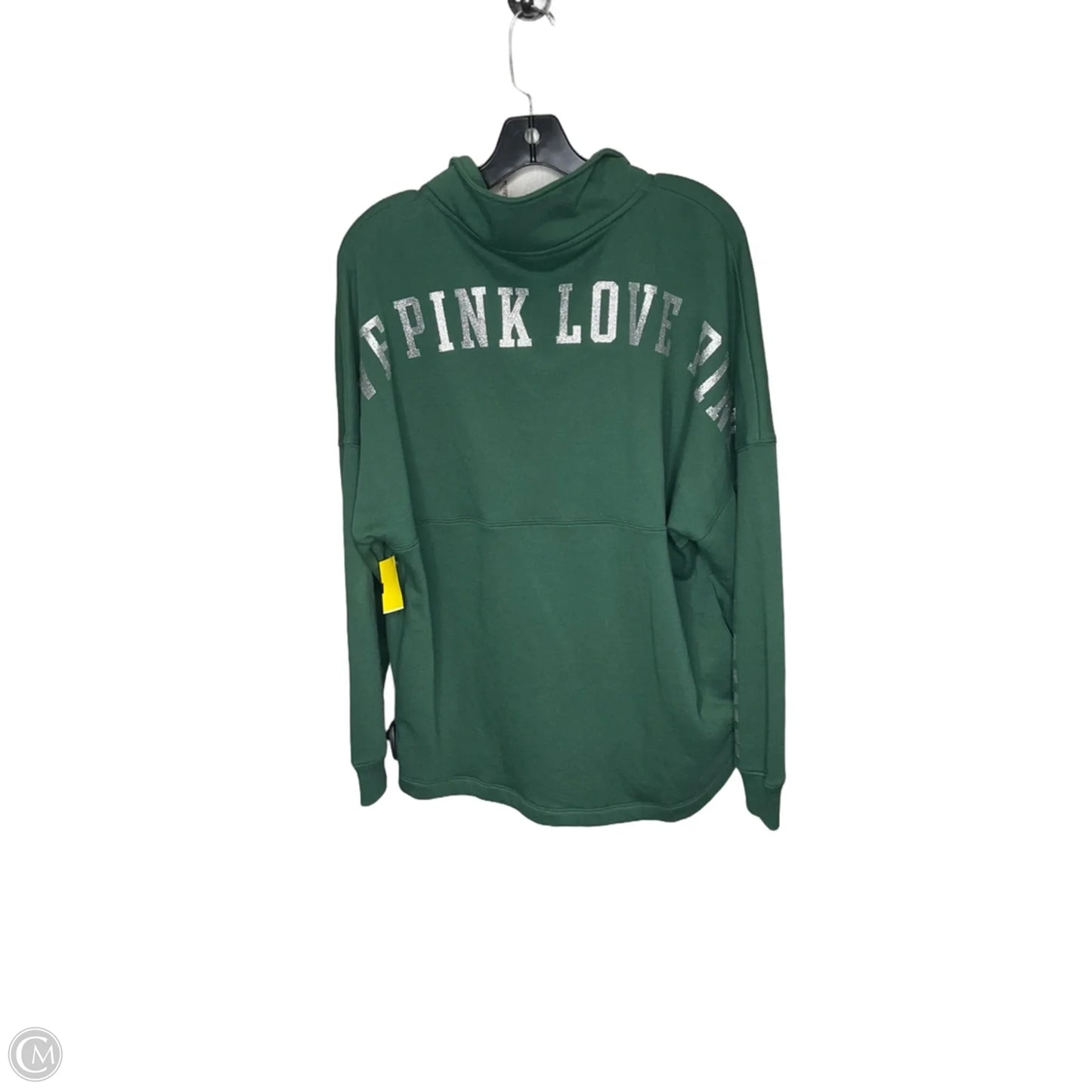 Jacket Fleece By Pink In Green, Size: M