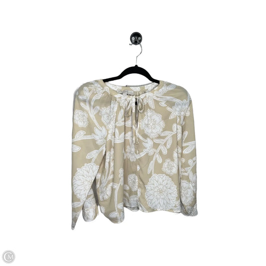 Top Long Sleeve By Loft In Cream, Size: Sp