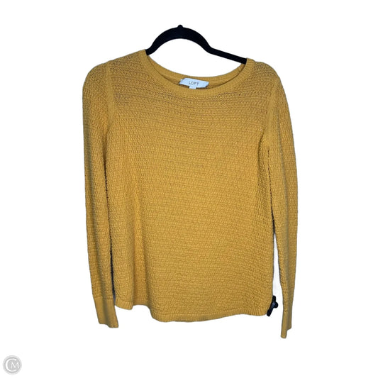 Sweater By Loft In Yellow, Size: Xs