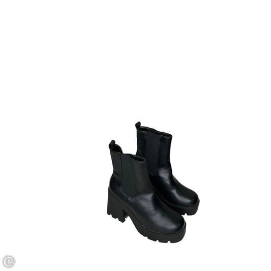Boots Ankle Heels By Madden Girl In Black, Size: 9