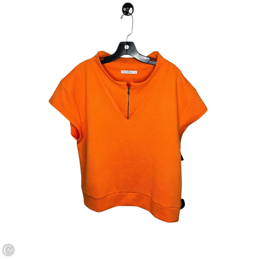 Top Short Sleeve By Clothes Mentor In Orange, Size: L