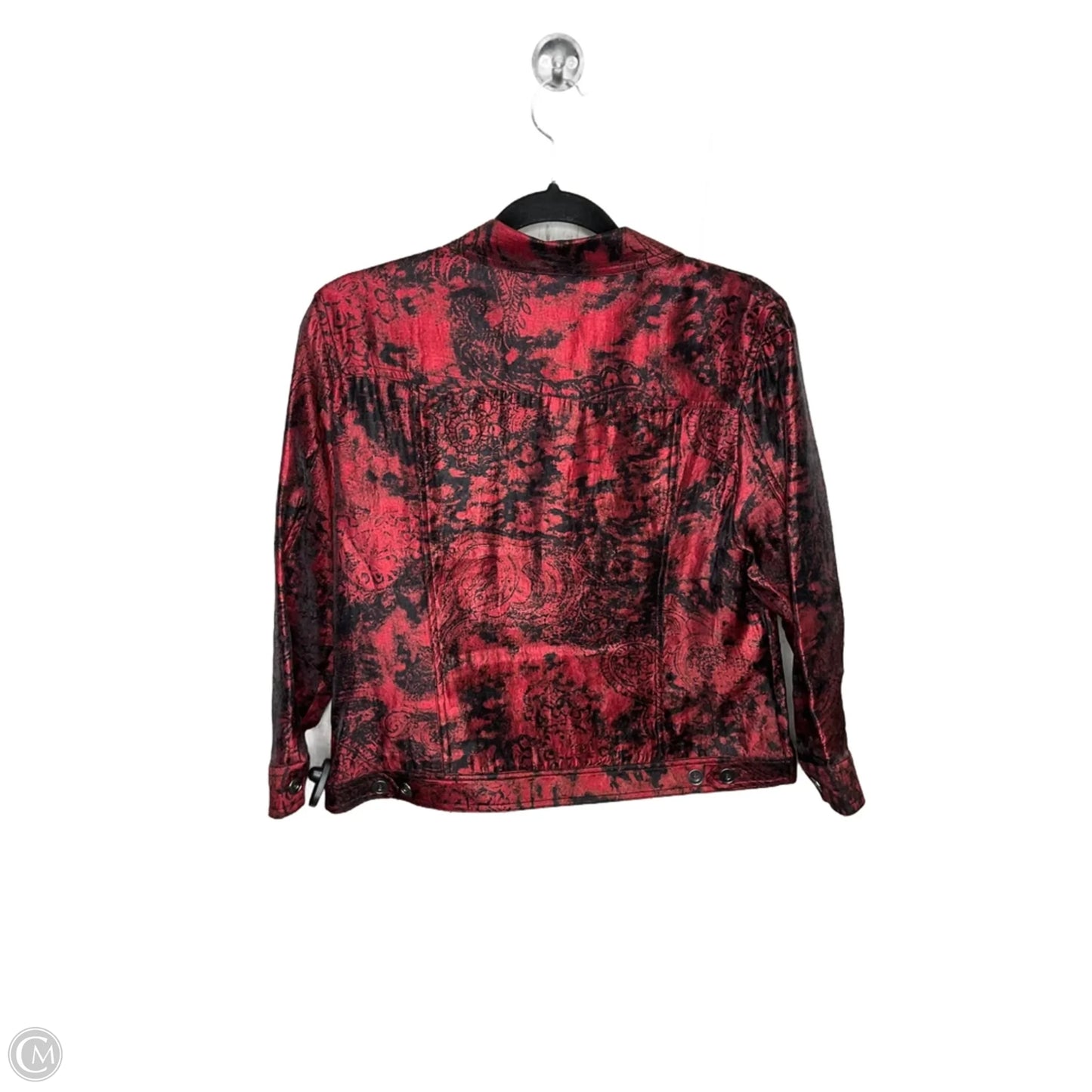 Top Long Sleeve By Ruby Rd In Red, Size: M