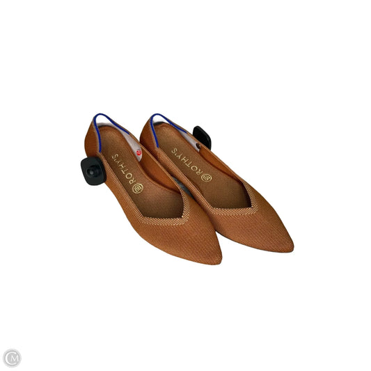 Shoes Flats By Rothys In Brown, Size: 11