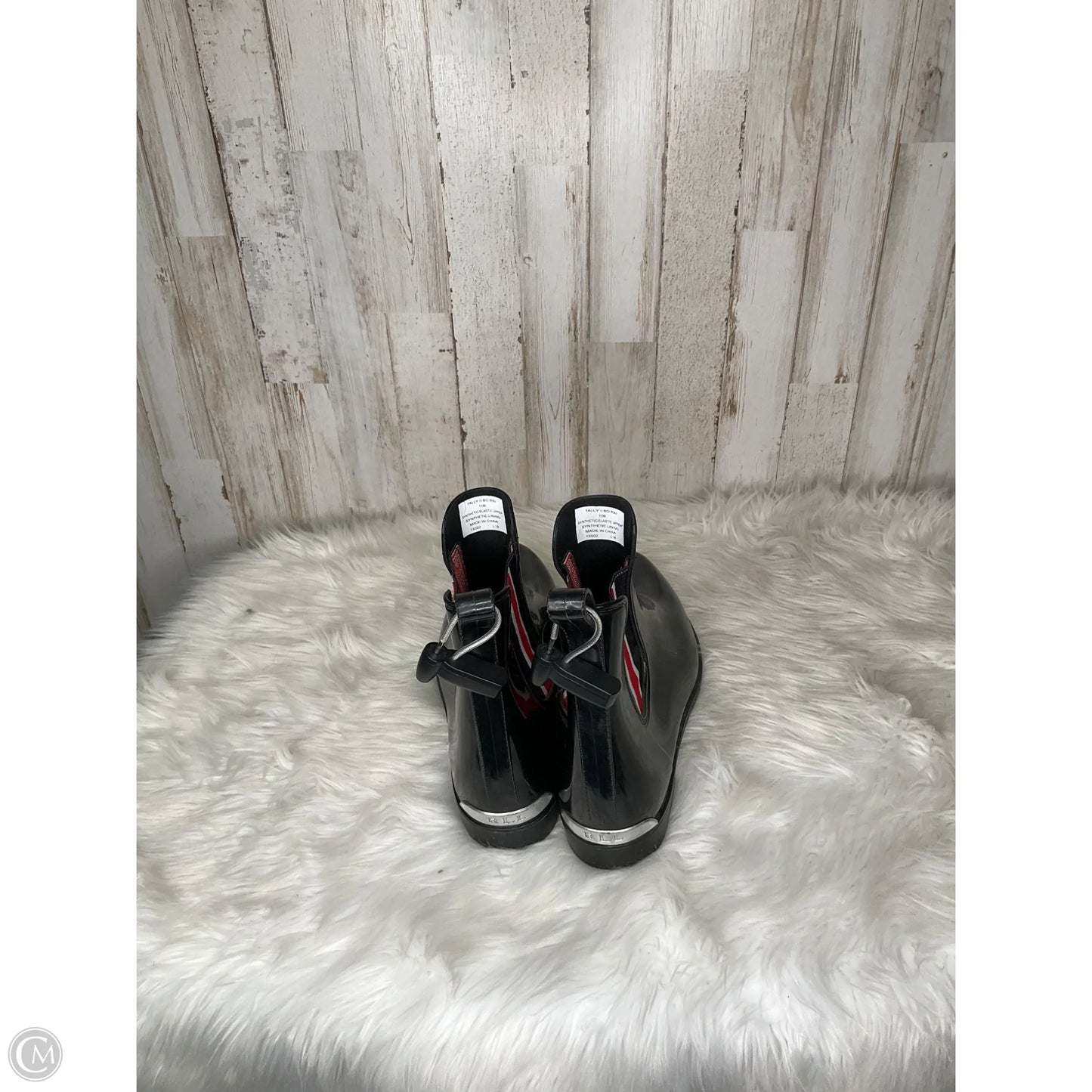 Boots Rain By Lauren By Ralph Lauren In Black, Size: 10