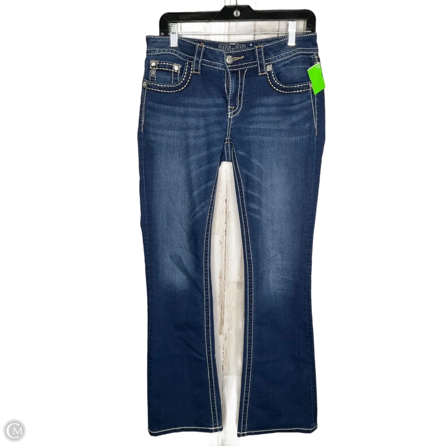 Jeans Boot Cut By Miss Me In Blue Denim, Size: 8