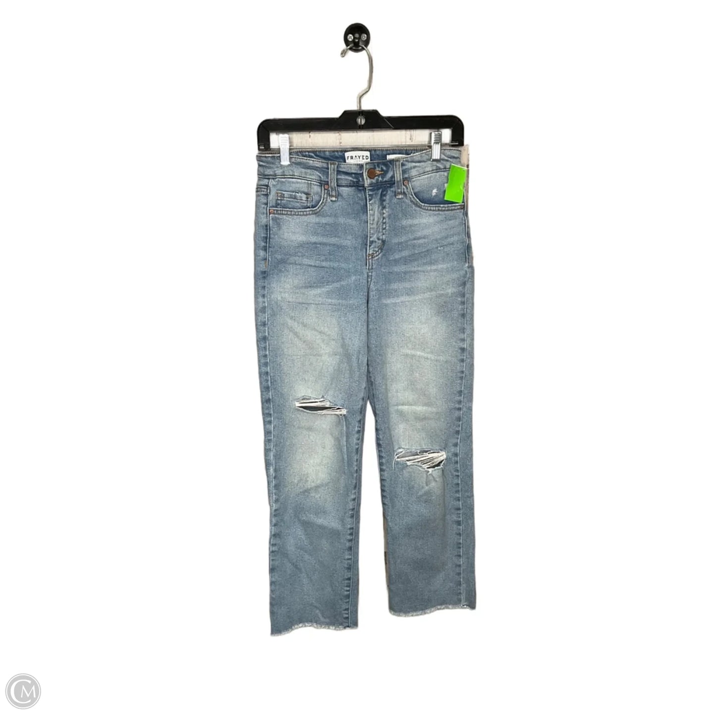 Jeans Straight By Clothes Mentor In Blue Denim, Size: 0