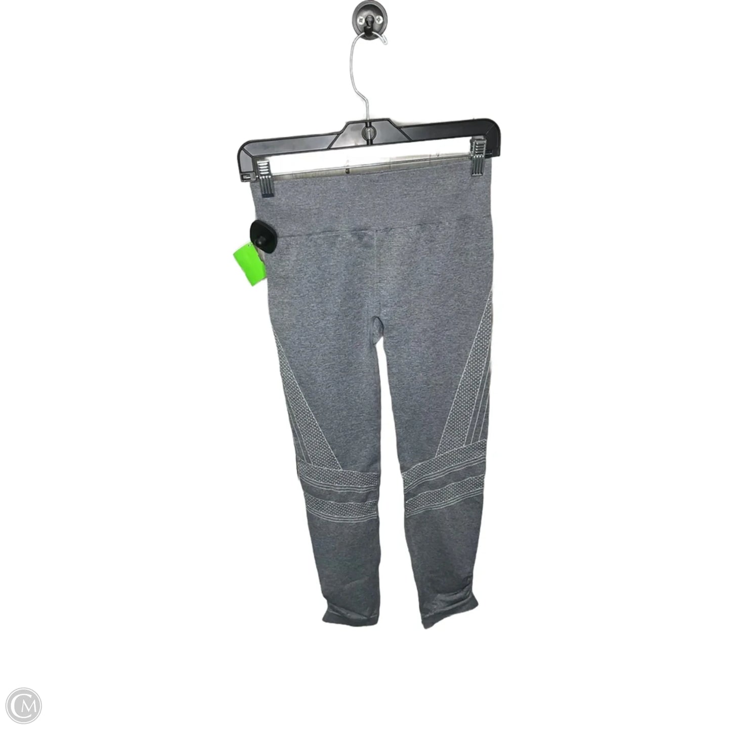 Athletic Leggings By Everlast In Grey, Size: M