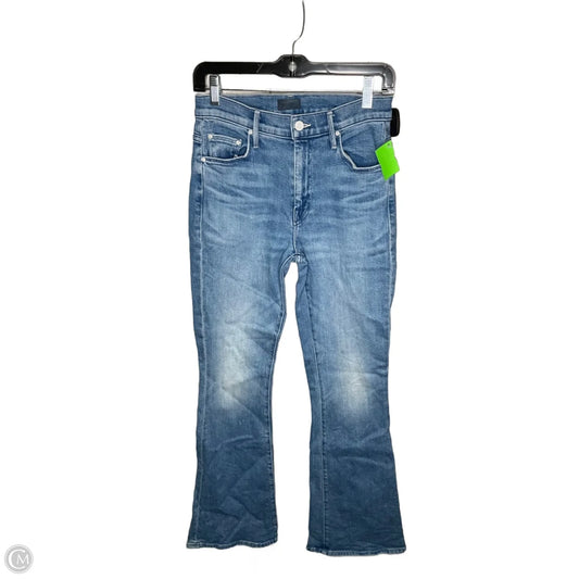 Jeans Flared By Mother In Blue Denim, Size: 2