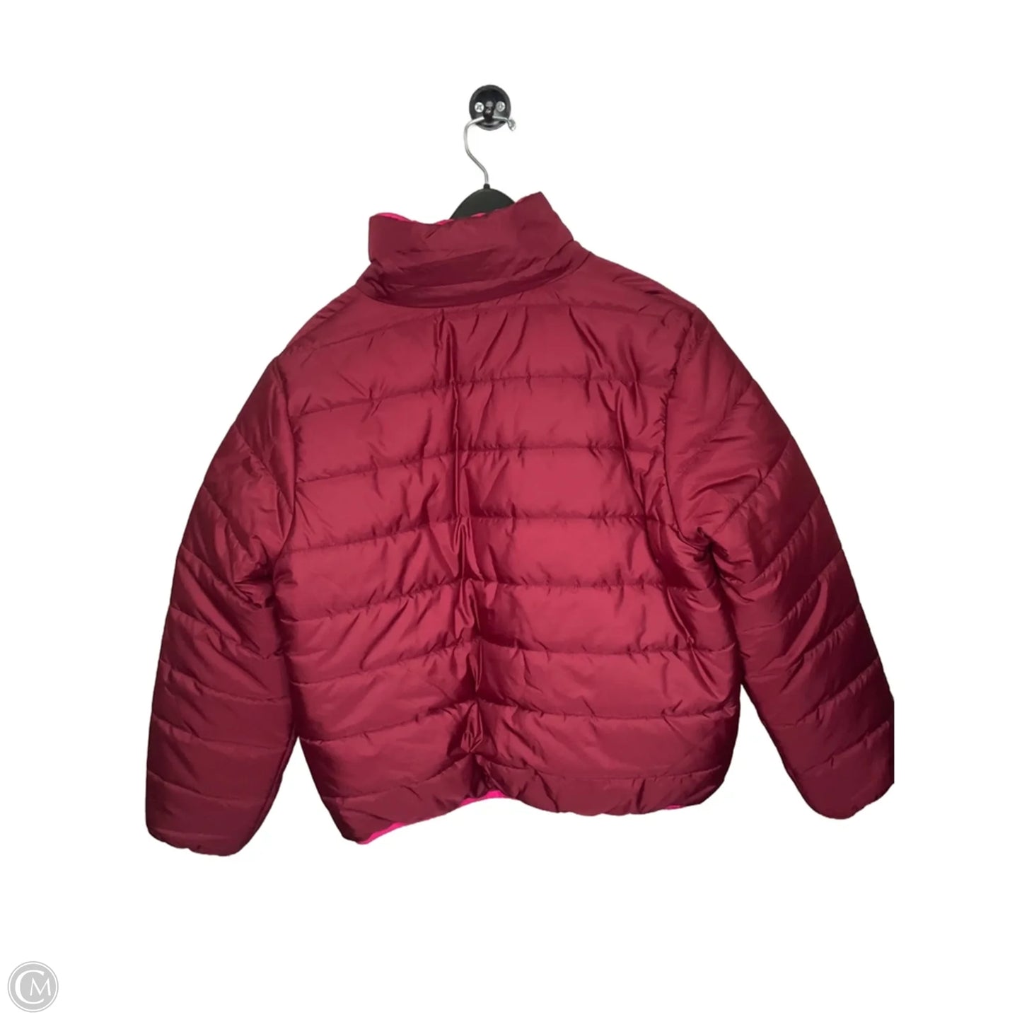Jacket Puffer & Quilted By Wild Fable In Maroon, Size: L