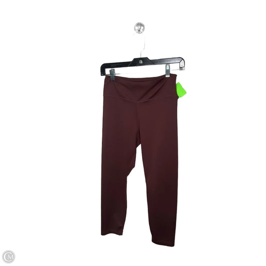 Athletic Leggings By Nike Apparel In Brown, Size: M