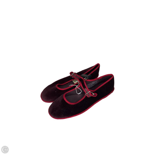 Shoes Flats By Universal Thread In Red, Size: 9