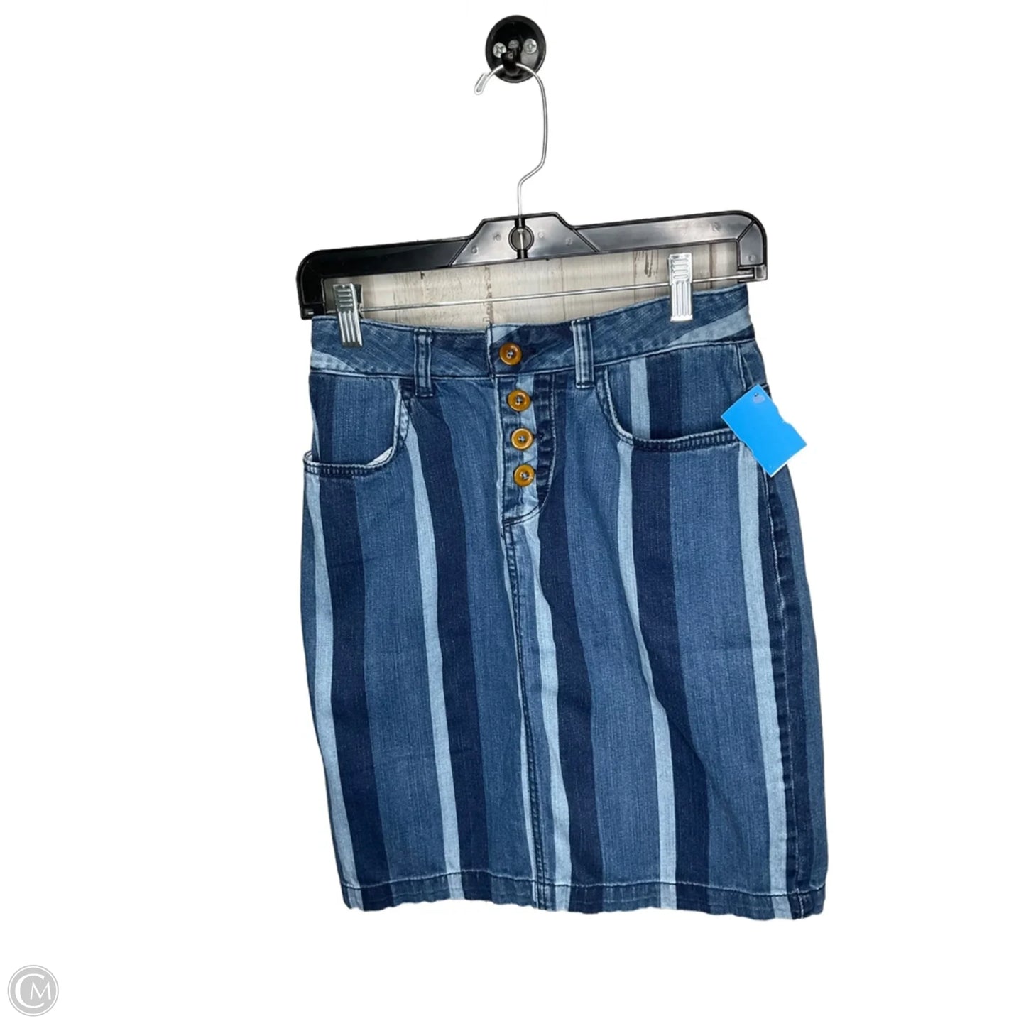 Skirt Midi By Maeve In Blue, Size: 4