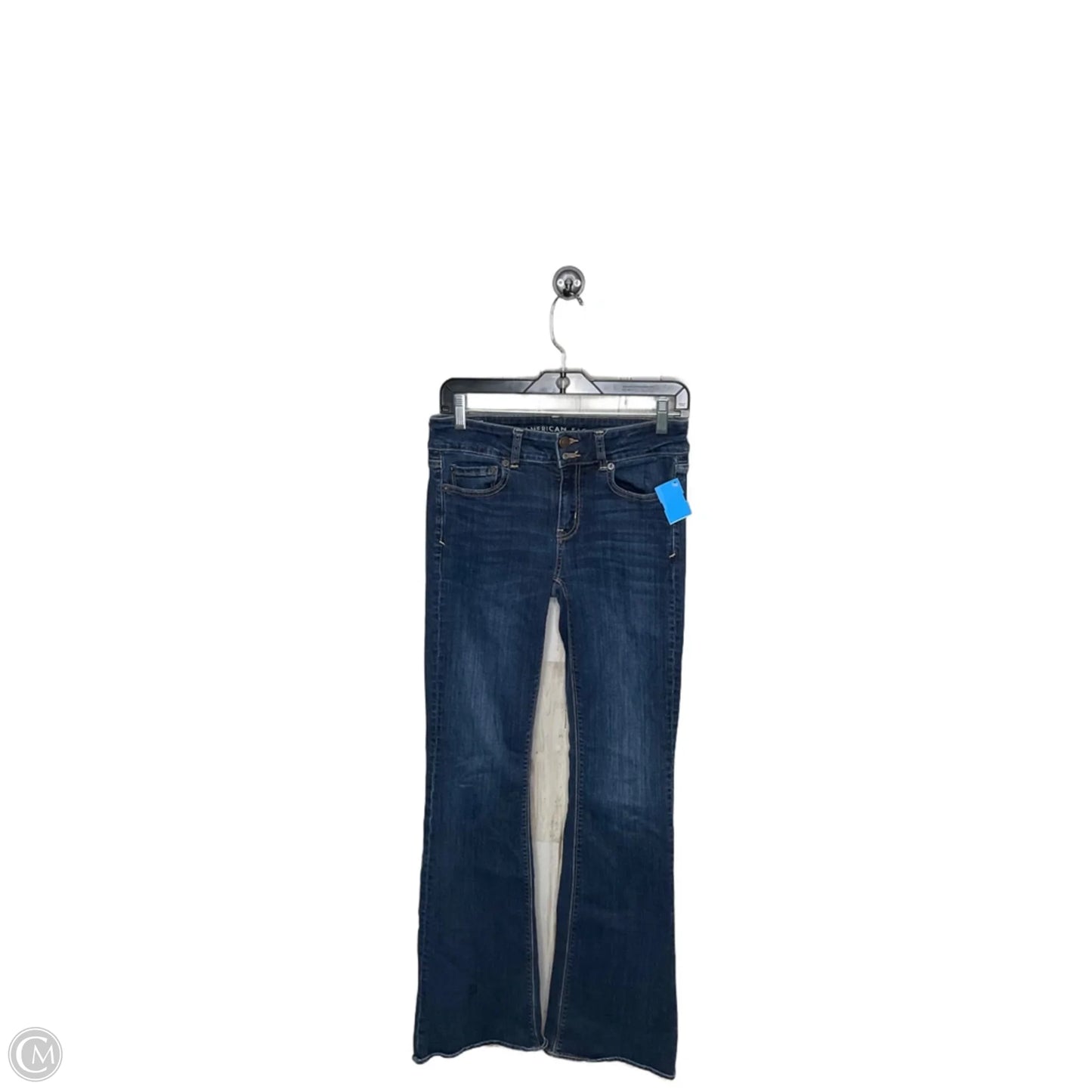 Jeans Boot Cut By American Eagle In Blue Denim, Size: 6