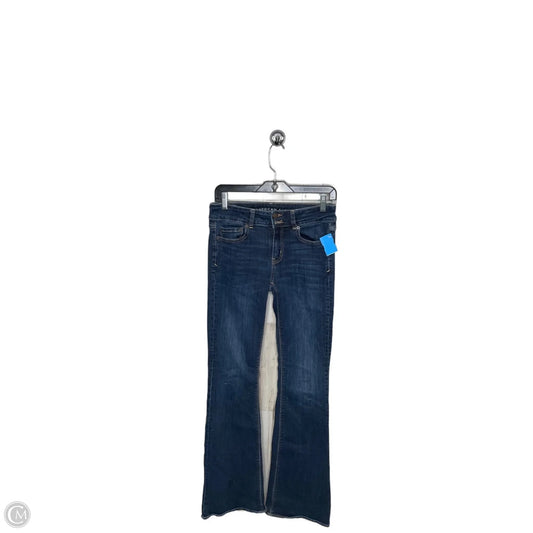 Jeans Boot Cut By American Eagle In Blue Denim, Size: 6