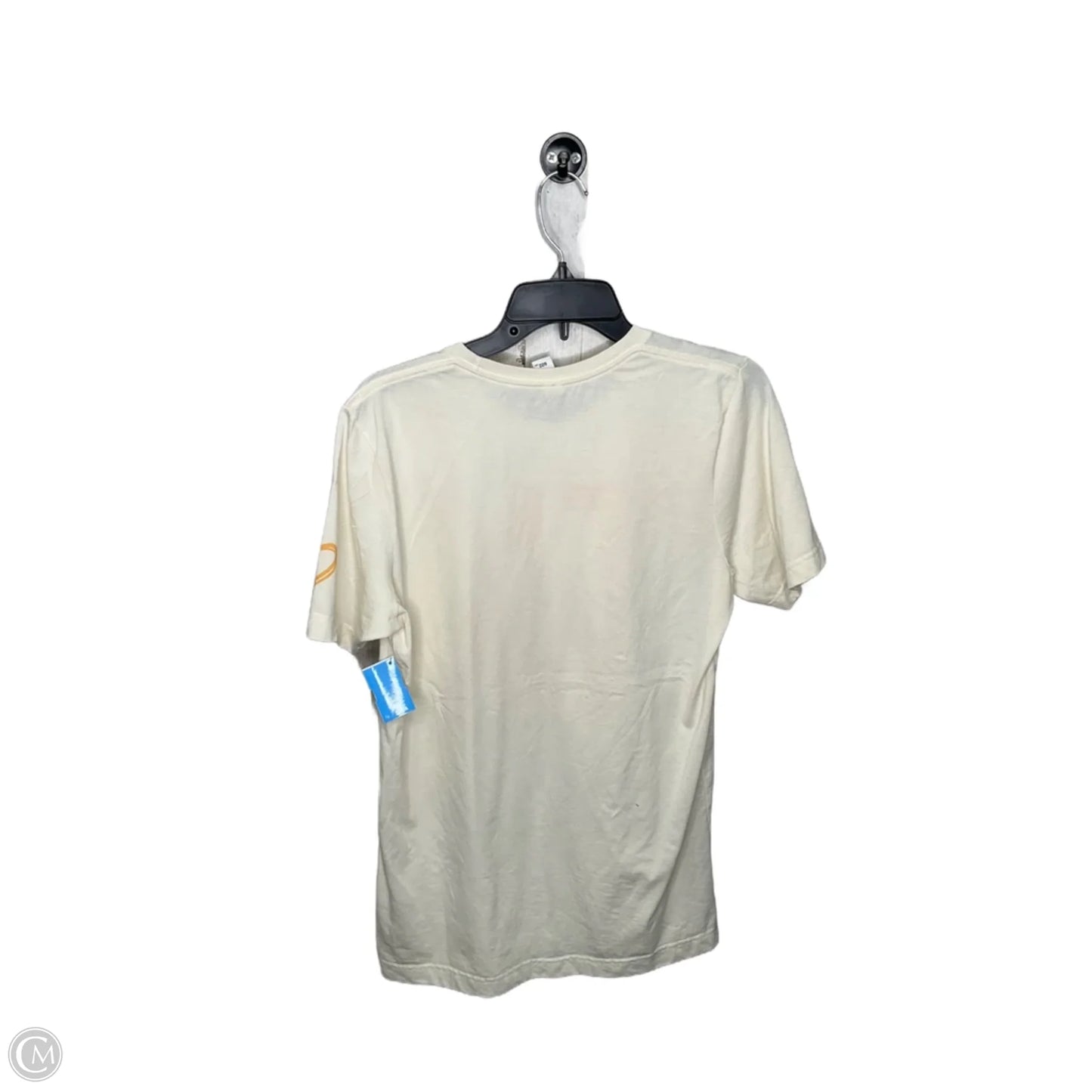 Top Short Sleeve By Clothes Mentor In Cream, Size: M
