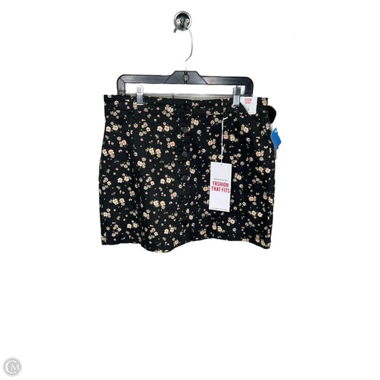 Skirt Midi By Celebrity Pink In Floral Print, Size: Xl