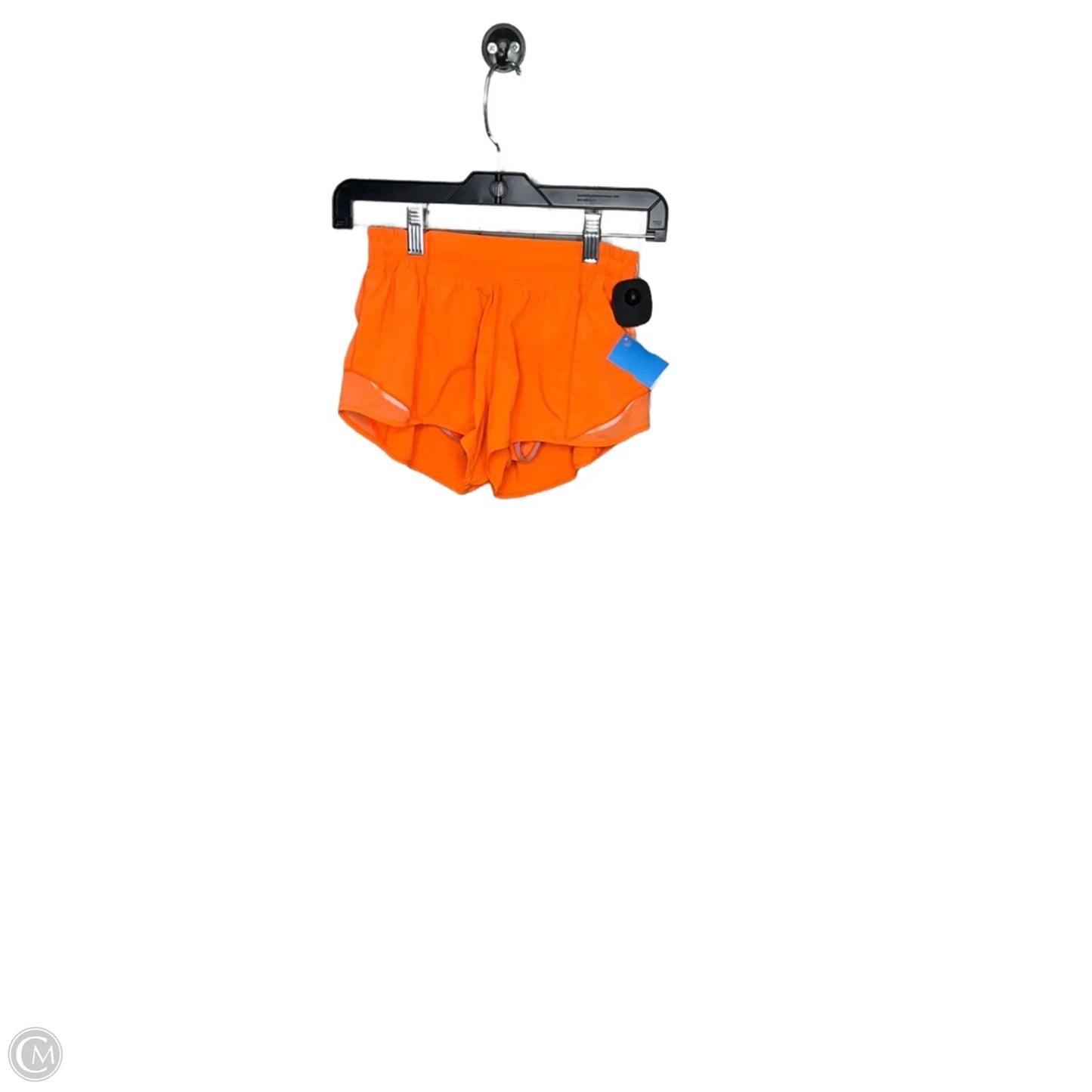 Athletic Shorts By Lululemon In Orange, Size: 4