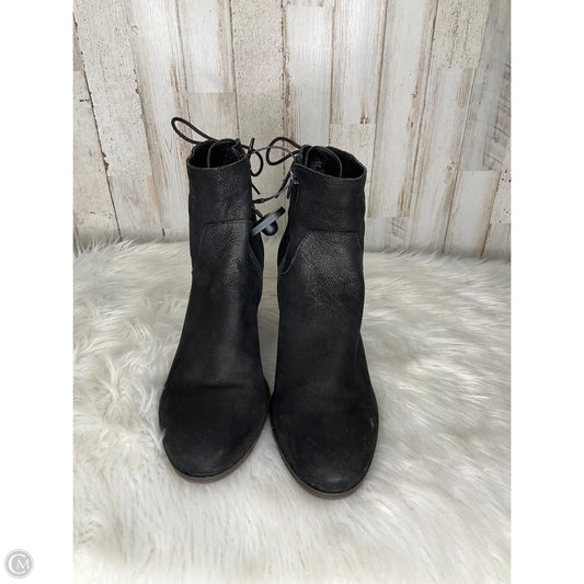 Boots Ankle Heels By Lucky Brand In Black, Size: 9.5