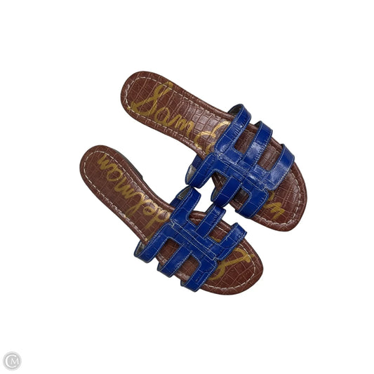 Sandals Flats By Sam Edelman In Blue, Size: 8